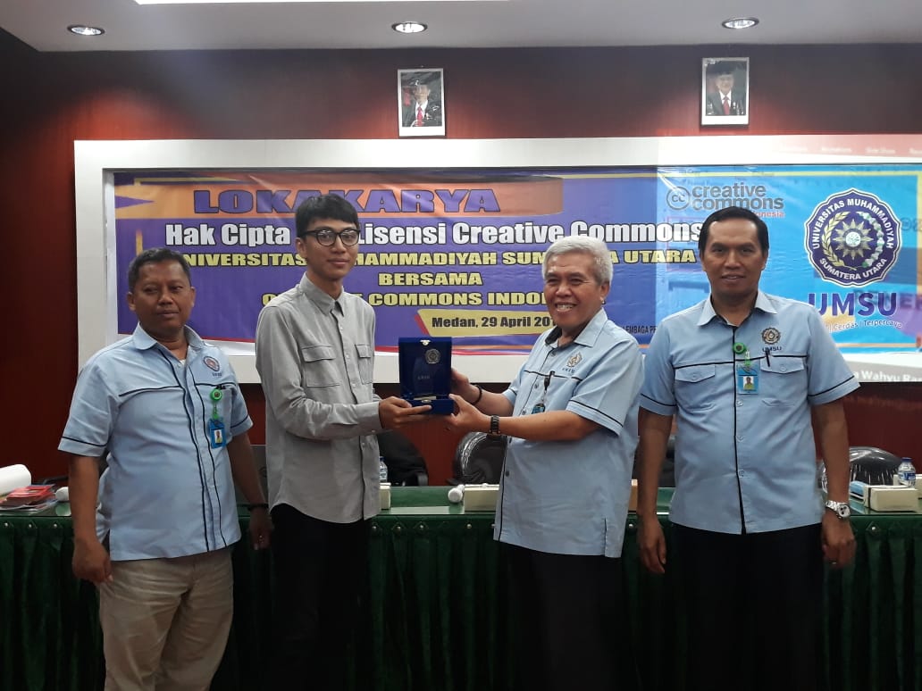 Lokakarya Hak Cipta dan Lisensi Creative Commons untuk Jurnal Ilmiah di Universitas Muhammadiyah Sumatera Utara